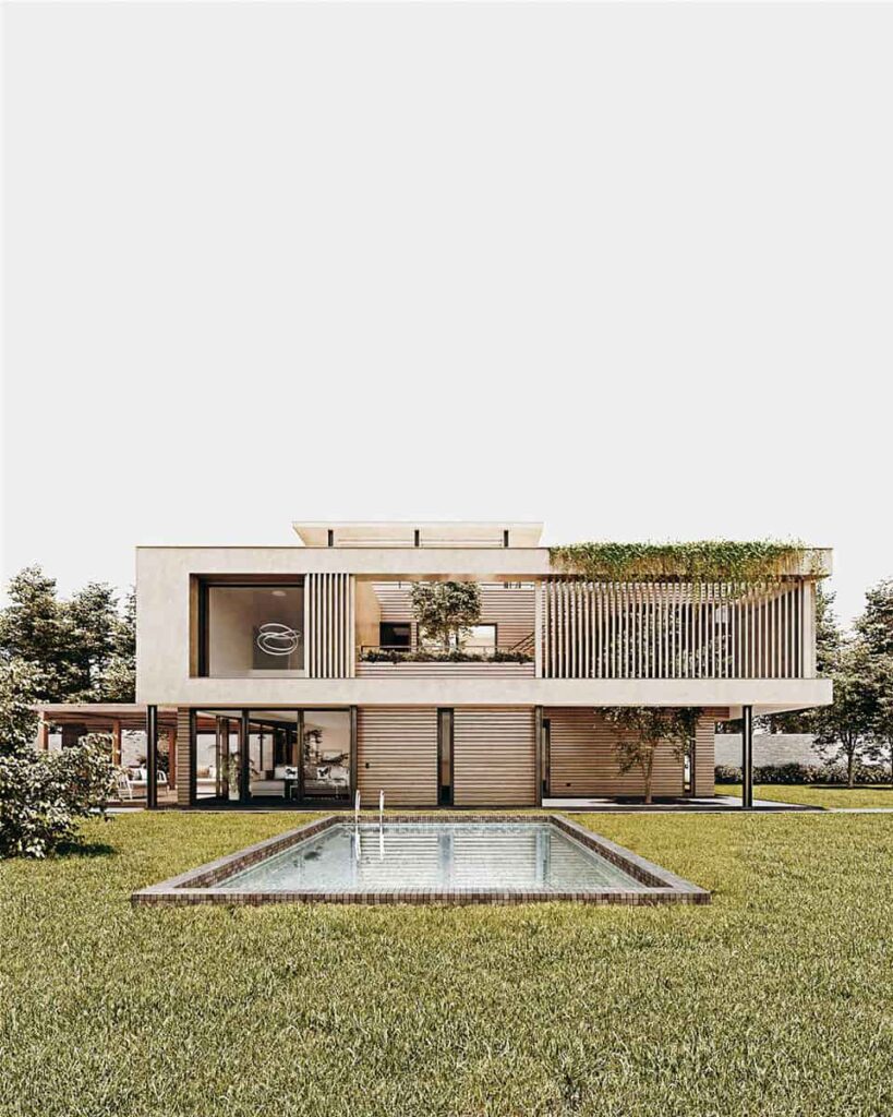 Casa de campo amplia y moderna