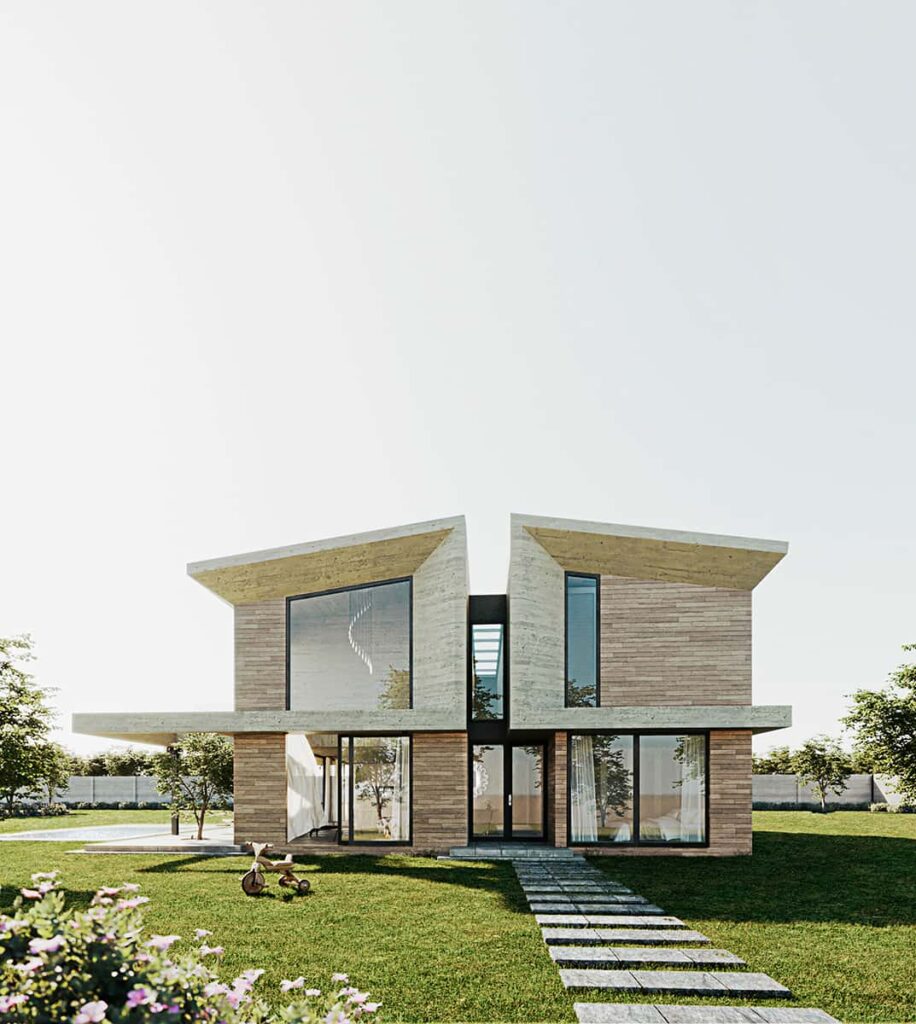 Casa de campo iluminada en Cieneguilla