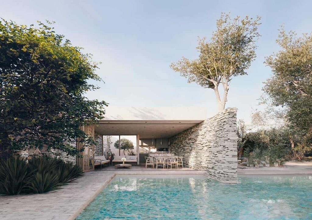 Diseño de Casa de Campo Rustica