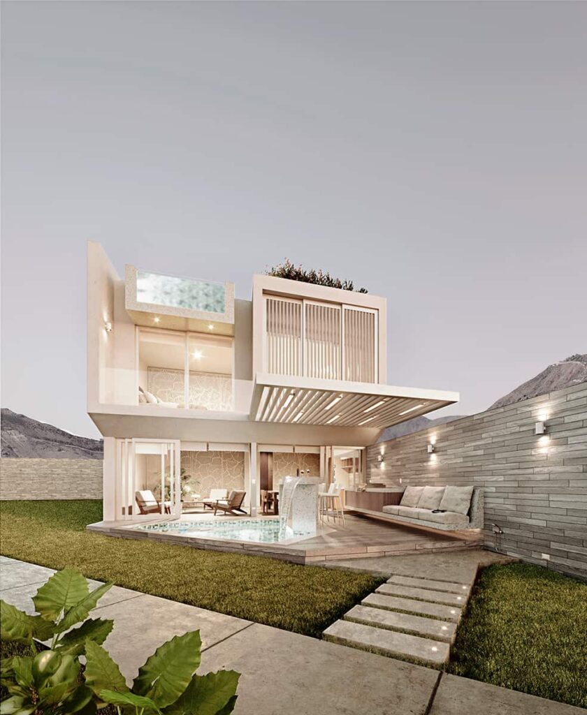 Casa de playa minimalista en Cañete