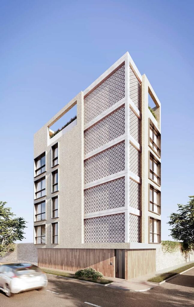 Diseño multifamiliar de departamentos