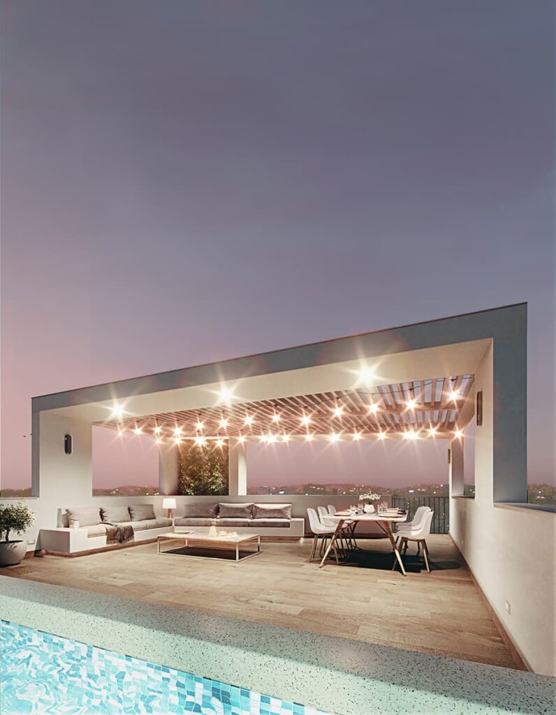 Diseño de Terraza para edificios